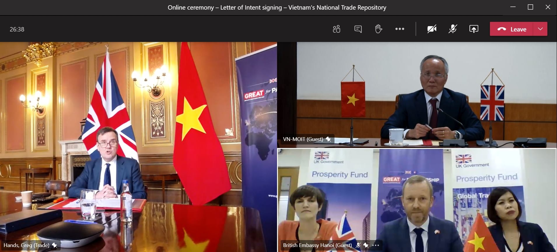 UK supports vietnam developing national trade repository